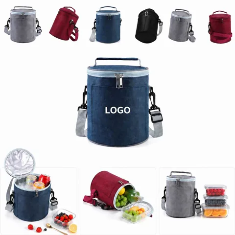 Insulated Cylinder Cooler Bag with Leakproof Lining