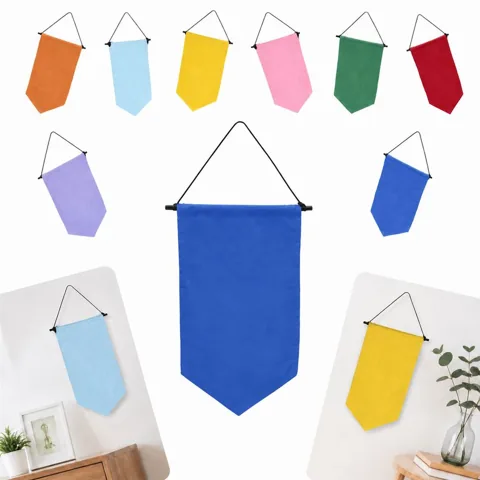 Durable Canvas Pin Display Banner Wall Hanging Organizer 2