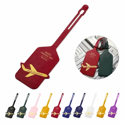 Frosted PVC Luggage Tag with ID display panel, Durable Travel 2