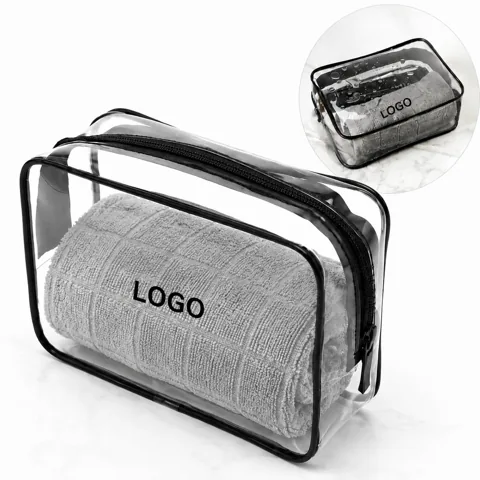 Clear Travel Toiletry Pouch Transparent Waterproof Bag