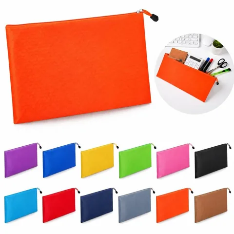 Waterproof A4 Zipper Document Bag with Clear Front 2