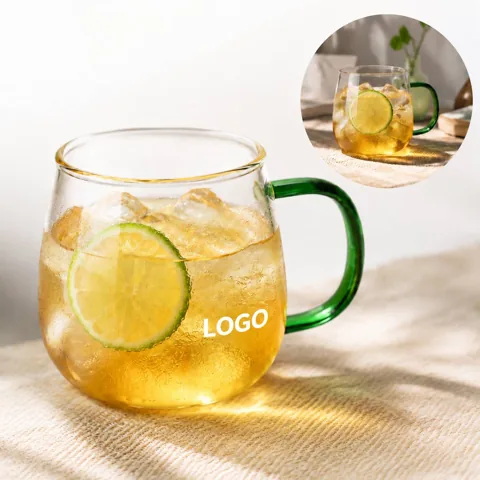 Borosilicate Glass Thermal Shock Cup for Hot & Cold Drinks