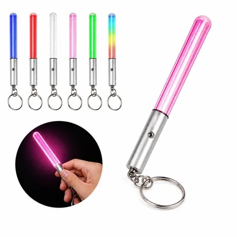 LED Glow Stick Keychain Light for Bags & Keys 2