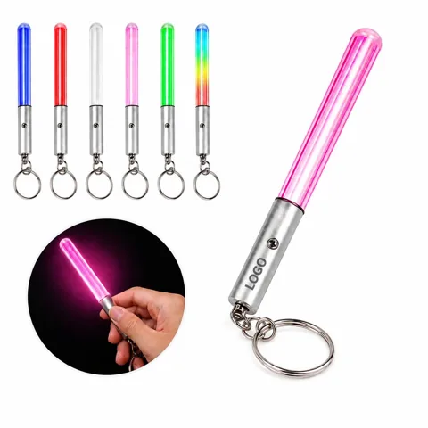 LED Glow Stick Keychain Light for Bags & Keys