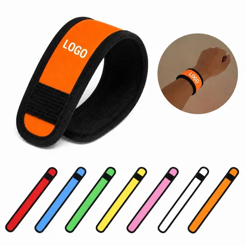 LED Light Up Slap Wristband for Night Safety Glow