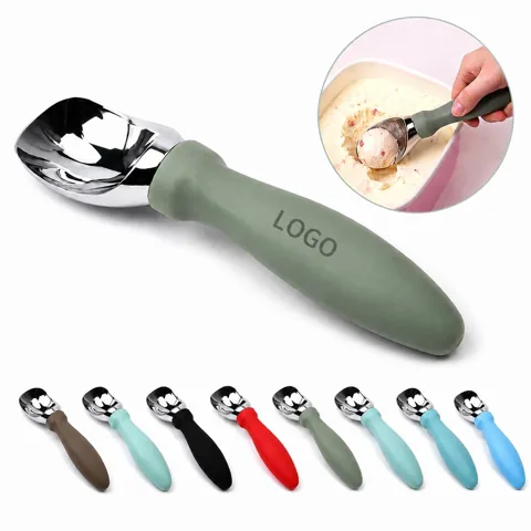 Heavy-Duty Ice Cream Scoop with Ergonomic Comfort Handle