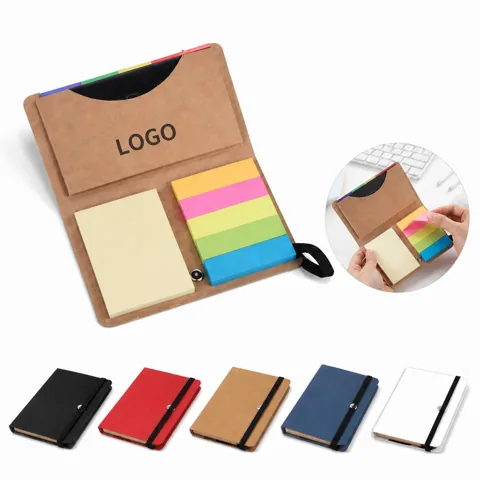 Multi-Color Self-Adhesive Business Card Sticky Pack, 8