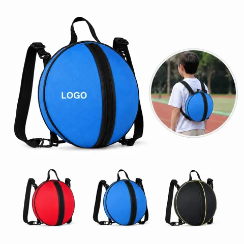 Adjustable Polyester Sports Ball Backpack with Extra Pockets