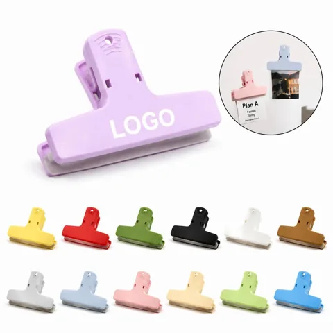 Magnetic Memo Clip 4-Inch for Metal Surfaces, Office Notes