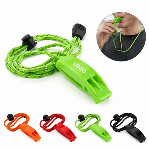 Emergency Survival Whistle with Dual-Frequency for Outdoor