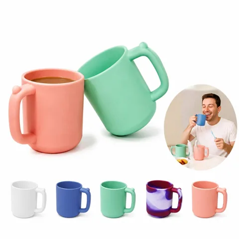 450ml Food-Grade Silicone Mug, Collapsible Travel Cup 2