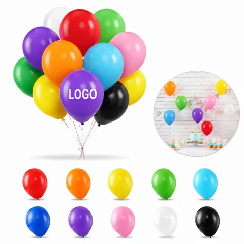 Multipack Party Balloons, Inflatable Event Decoration for Everyday Use