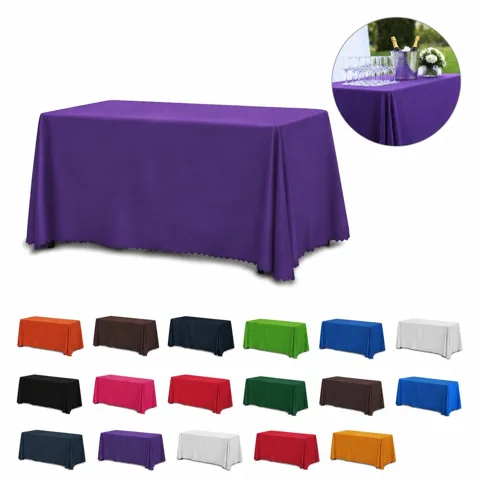 Custom Sublimation Table Throw for 6ft Tables, Full-Color 2