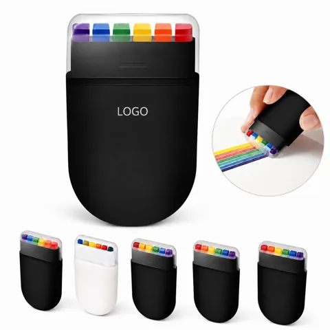 Rainbow Face Paint Stick 6 Colors Non-Toxic Twist-Up for Everyday Use