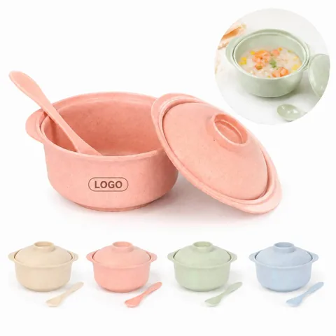 Eco Wheat Straw Bowl, Lightweight & Durable, Microwave &