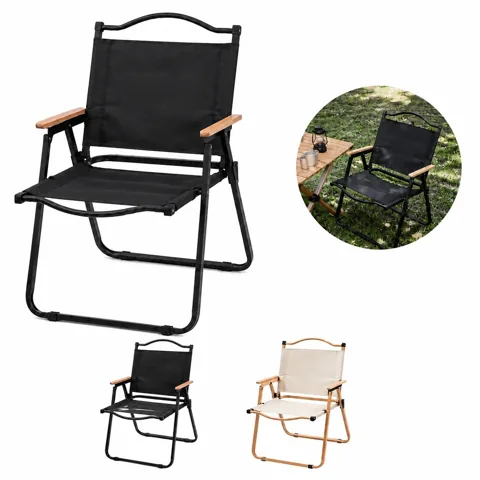 Foldable Camping Chair Lightweight Portable Outdoor Seat 2