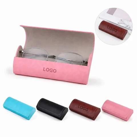 PU Leather Hard Shell Sunglasses Case with Soft Lining