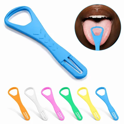 Portable Tongue Cleaner with Ergonomic Curved Handle for Everyday Use 2