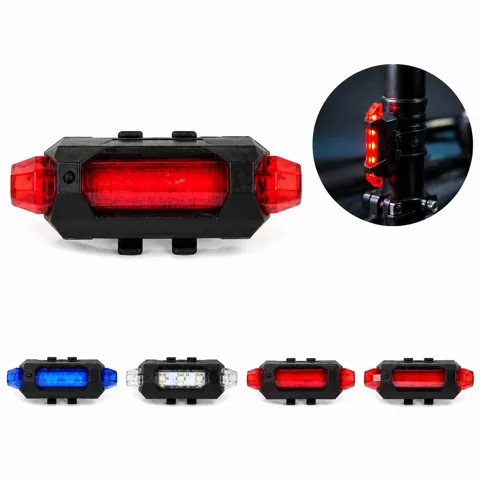 Waterproof Rechargeable LED Bike Tail Light with 3 Modes 2