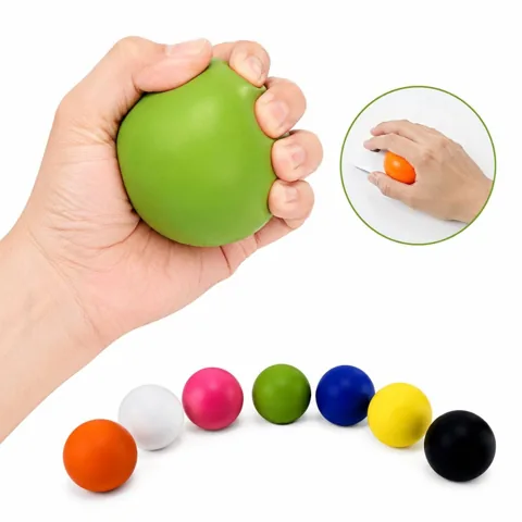 Custom Logo PU Stress Ball for Anxiety Relief Hand Exerciser 2
