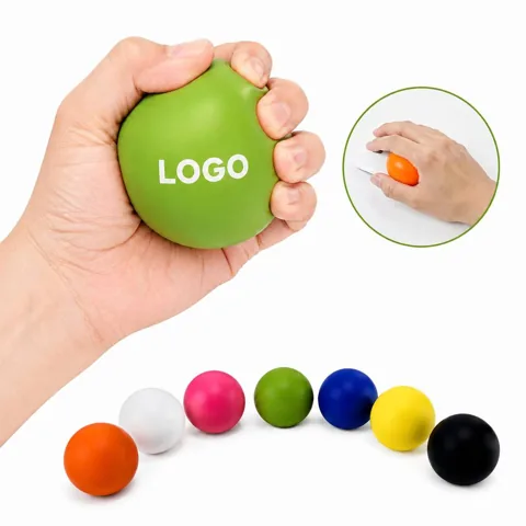 Custom Logo PU Stress Ball for Anxiety Relief Hand Exerciser