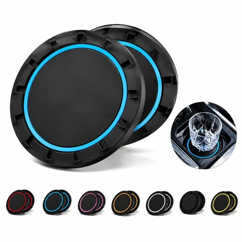 Non-Slip PVC Cup Holder Coaster Absorbs Condensation for Everyday Use 2