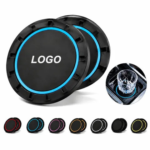 Non-Slip PVC Cup Holder Coaster Absorbs Condensation for Everyday Use