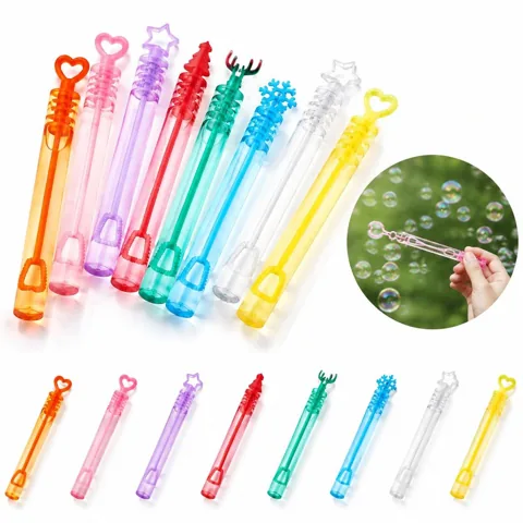 Mini Colorful Bubble Wands for Kids Party Favors Outdoor Fun 2