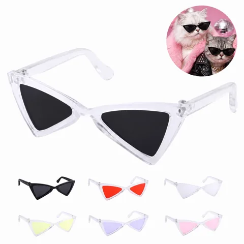 UV Protection Pet Sunglasses with Adjustable Strap for Dogs 2