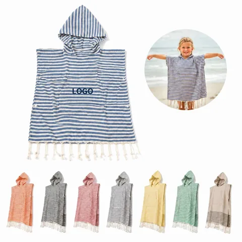 Kids Hooded Towel, Soft Absorbent Turkish Cotton for Beach