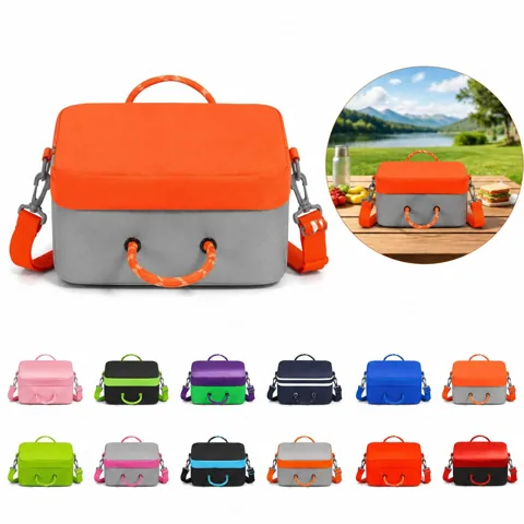 Nylon Oxford Shoulder Shoe Bag with Ventilation for Sports 2