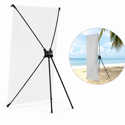 Gloss Vinyl X Banner Stand Retractable Portable Display 2
