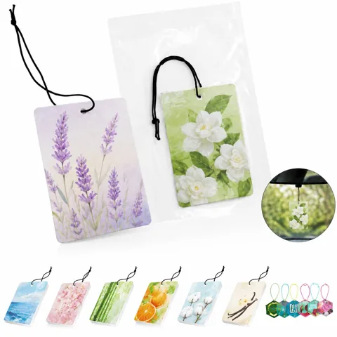 Custom Full-Color Paper Car Air Freshener, Personalized 2