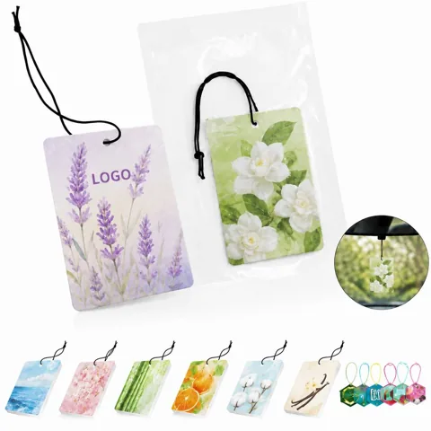 Custom Full-Color Paper Car Air Freshener, Personalized