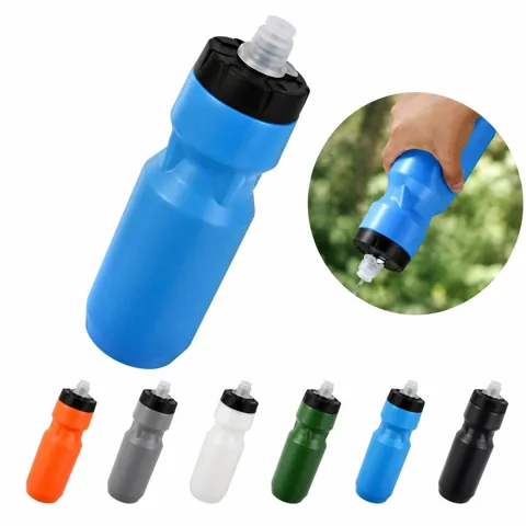 Bike Water Bottle with Flip Dust Cover, Leak-Proof Squeeze 2