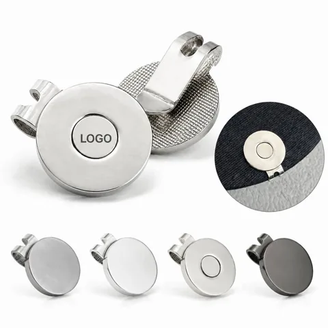 Magnetic Ball Marker Hat Clip with Strong Magnet for Golfers