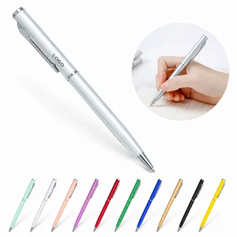 Metal Slim Twist Ballpoint Pen, Smooth Writing, Durable 1