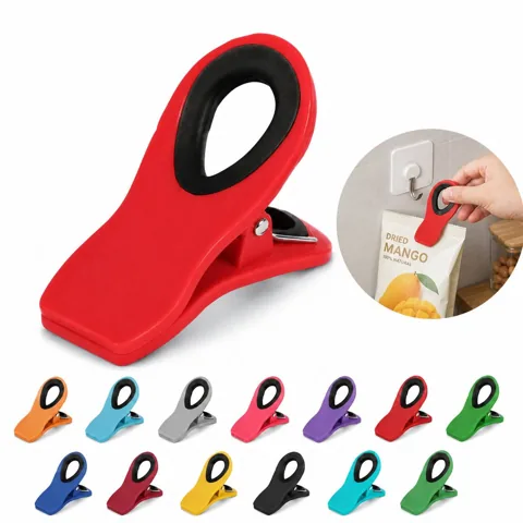 Magnetic Non-Slip Bag Clip with Refrigerator Sticker 2