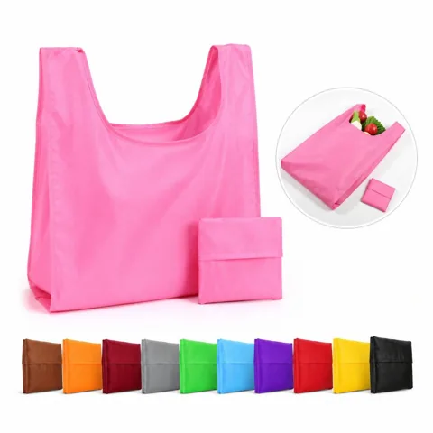 Foldable Square Eco Tote Bag for Shopping and Travel 2