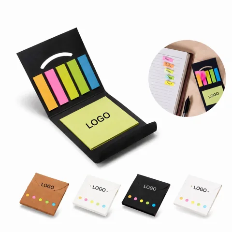 Mini Sticky Flag Notebook with Repositionable Tabs for Everyday Use
