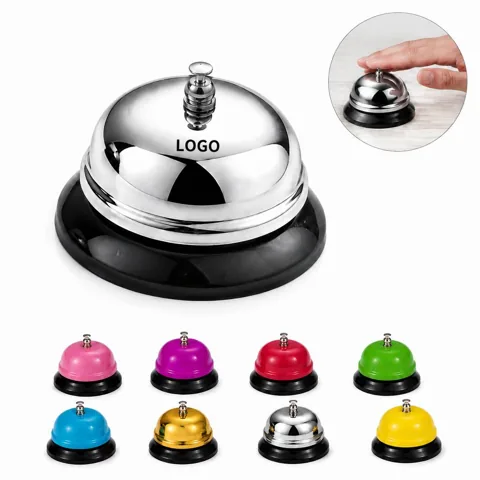 Electroplated Stainless Steel Service Bell for Restaurants