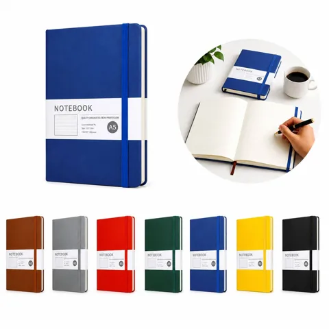 Customizable A5 Hardcover Notebook for Writing and More 2