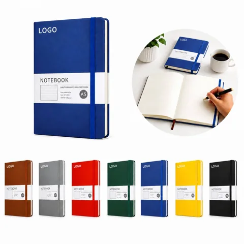 Customizable A5 Hardcover Notebook for Writing and More