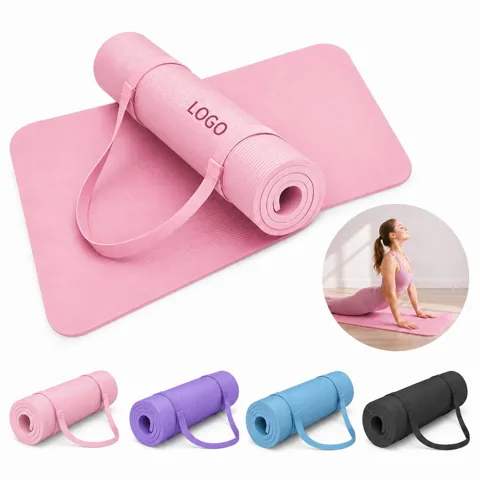 Non-Slip NBR Yoga Mat with High-Density Cushioning for Everyday Use