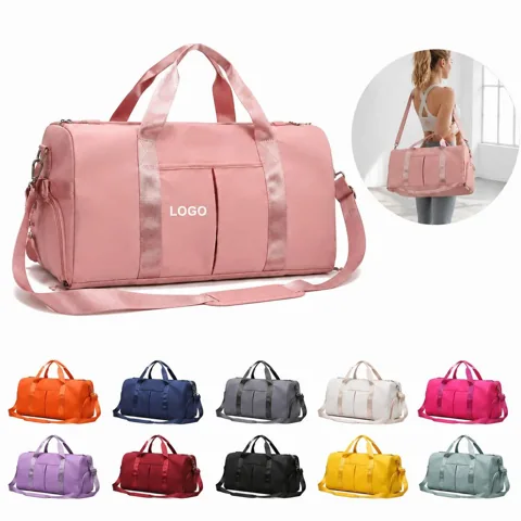 Waterproof Oxford Travel Gym Bag with Shoe Compartment 1
