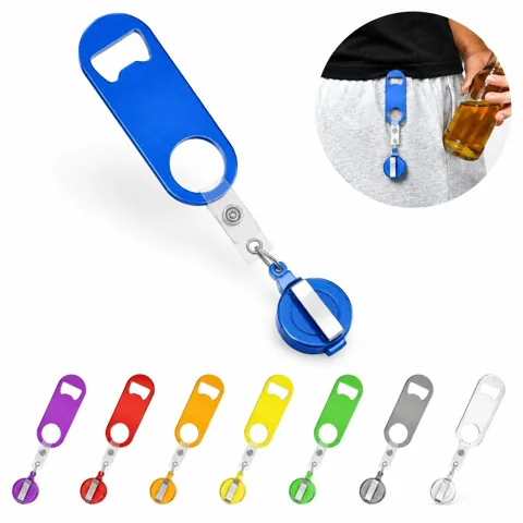 Retractable Bottle Opener with Clip for Keychain 2