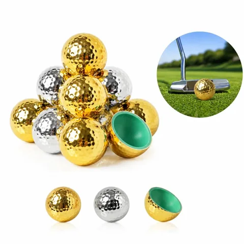 Electroplated Decorative Golf Ball for Driving Range 2