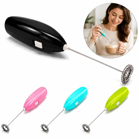Battery Operated Milk Frother Whisk for Coffee & Hot 2