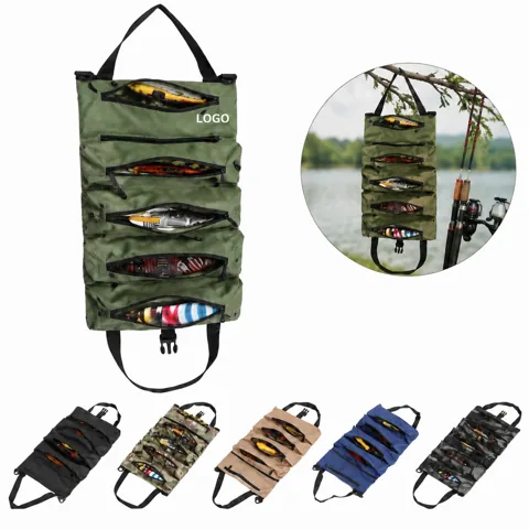 Roll Up Tool Bag with 4 Large Pockets