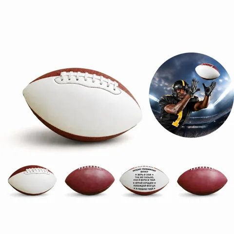 Size 9 Waterproof Synthetic Leather Rugby Ball for Adult 2